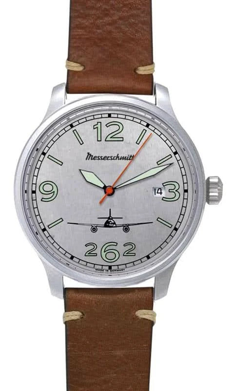 Orologio da uomo Messerschmitt Flieger ME262-42V-DE • Made in Germany • Design storico