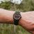 Holzkern Wildlight Armbanduhr Moosgrün & Gold • Solaruhrwerk • Echtes Moos im Zifferblatt, Bild 6