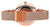 OPS! Orologio da donna Mesh MO508 • Oro rosa e nero • Movimento al quarzo Miyota