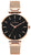 OPS! Orologio da donna Mesh MO508 • Oro rosa e nero • Movimento al quarzo Miyota