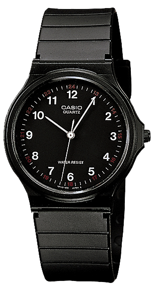 Orologio Casio MQ-24-1BLLEG • Design minimalista • Elevato comfort