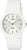 Orologio da donna Casio con cinturino in bio-resina bianco e quadrante rotondo bianco-grigio