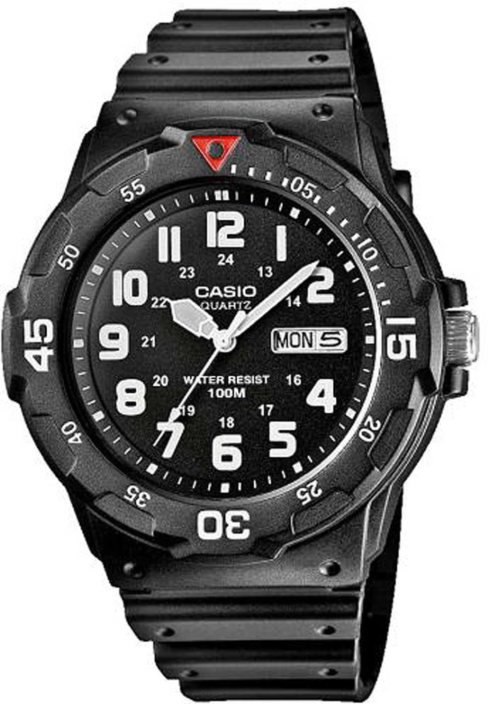 Casio Collection MRW-200H-1BVEG Orologio da uomo • Impermeabilità 10 Bar • Design sportivo stile diver