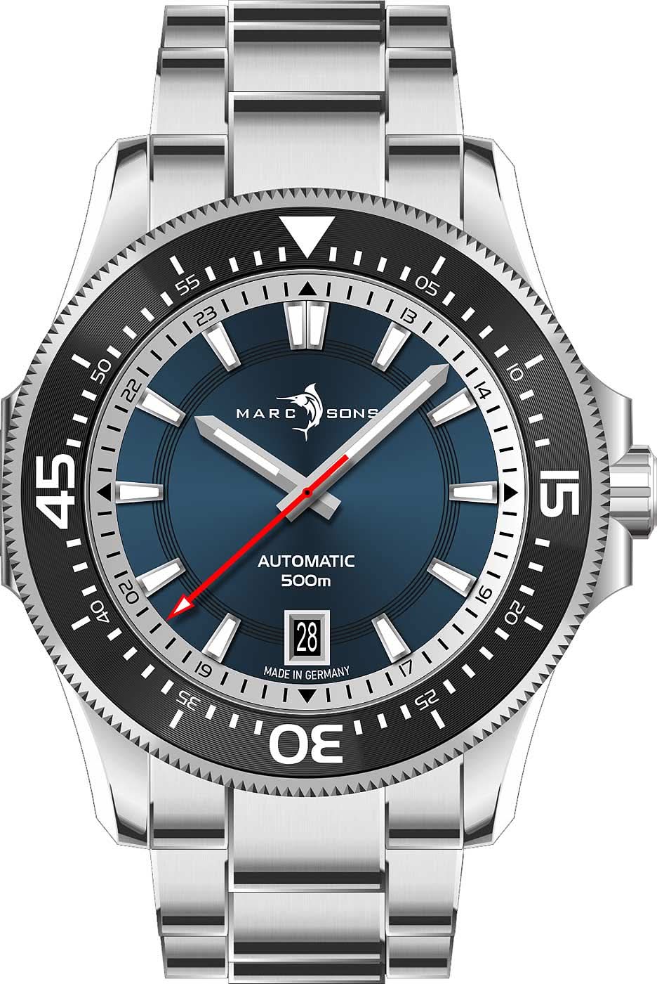 Marc and Sons Military MSD-051-11 Uomo • 500m • Zaffiro