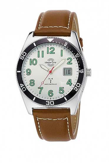 "Orologio da uomo Master Time Super Power MTGA-10856-41L • Radiocontrollo • Pelle"