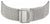 Herrenuhrarmband aus Edelstahl-Mesh mit Rechteck-Schließe