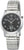 Orologio da donna con bracciale in metallo color argento e quadrante nero
