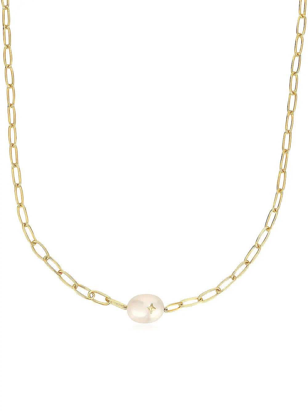 Collana ANIA HAIE N043-05G con ciondolo di perle