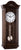 Orologio da parete classico in legno con pendolo e quadrante rotondo, marrone