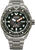 Citizen Promaster NB6004 Uhr mit Titanarmband und Sicherheitsfaltschließe, schwarzes Zifferblatt