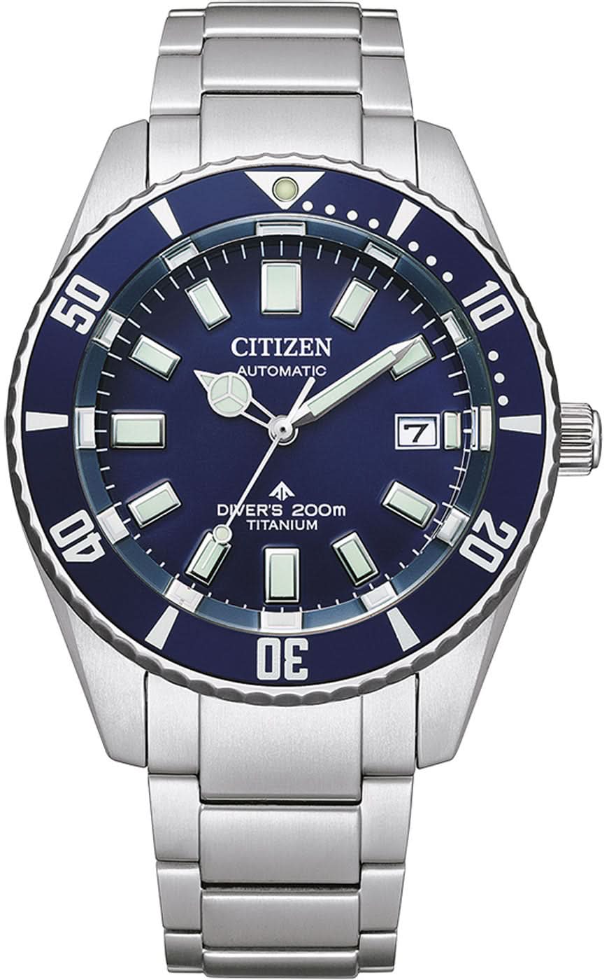 Orologio da uomo Citizen Promaster NB6021-68L • Orologio subacqueo ISO 6425 • Super Titanium™