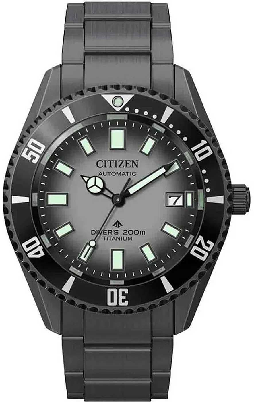 Orologio da uomo Citizen Promaster Marine NB6025-59H • Super Titanium • Automatico