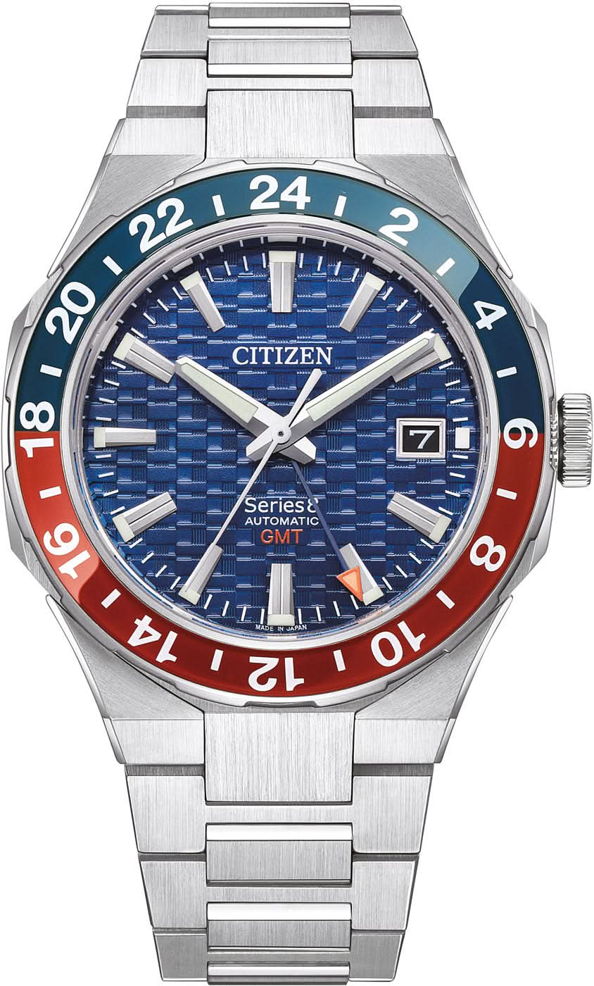 Orologio da uomo Citizen Series 8 NB6030-59L • Automatico GMT • Vetro zaffiro