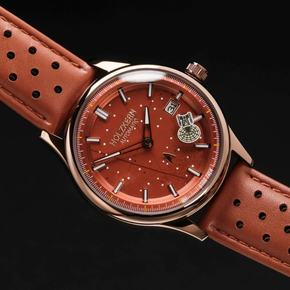 Orologio Holzkern NCC-1701 • Unicità naturale • In legno e pietra