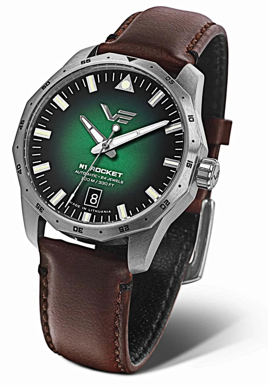 Orologio da uomo Vostok Europe N1 Rocket NH35-125A749 • Movimento automatico • Vetro di sicurezza K1