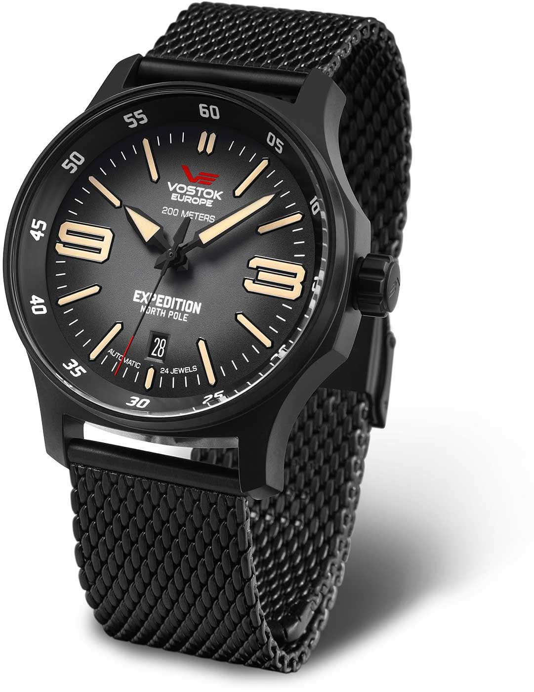 Orologio da uomo Vostok Europe Expedition North Pole 1 YN55-592C554B • Estrema robustezza • Vetro di sicurezza K1