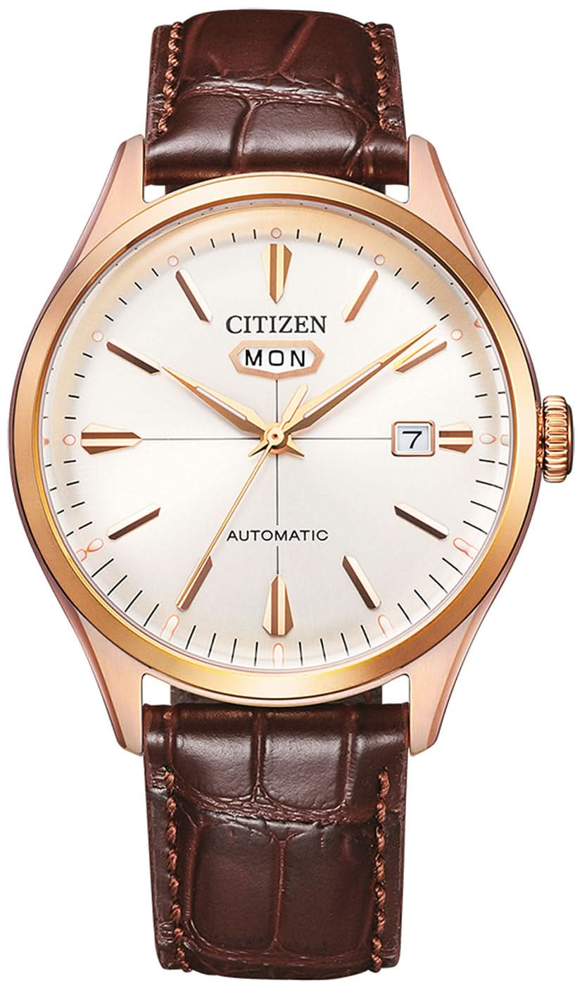 Orologio da uomo Citizen C7 NH8393-05AE • Movimento automatico • Cinturino in pelle