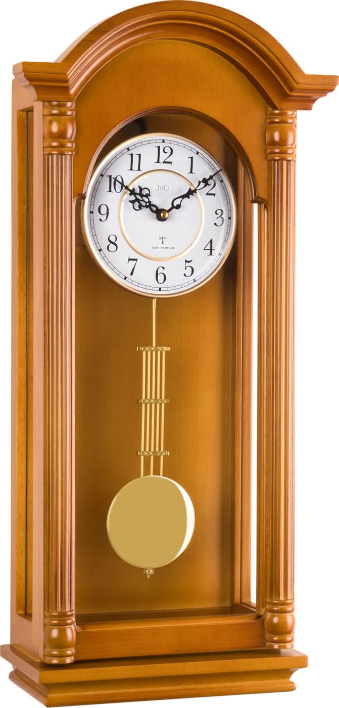 Orologio da parete JVD 62,5x24x15 cm Legno • Movimento radio • Melodia Westminster