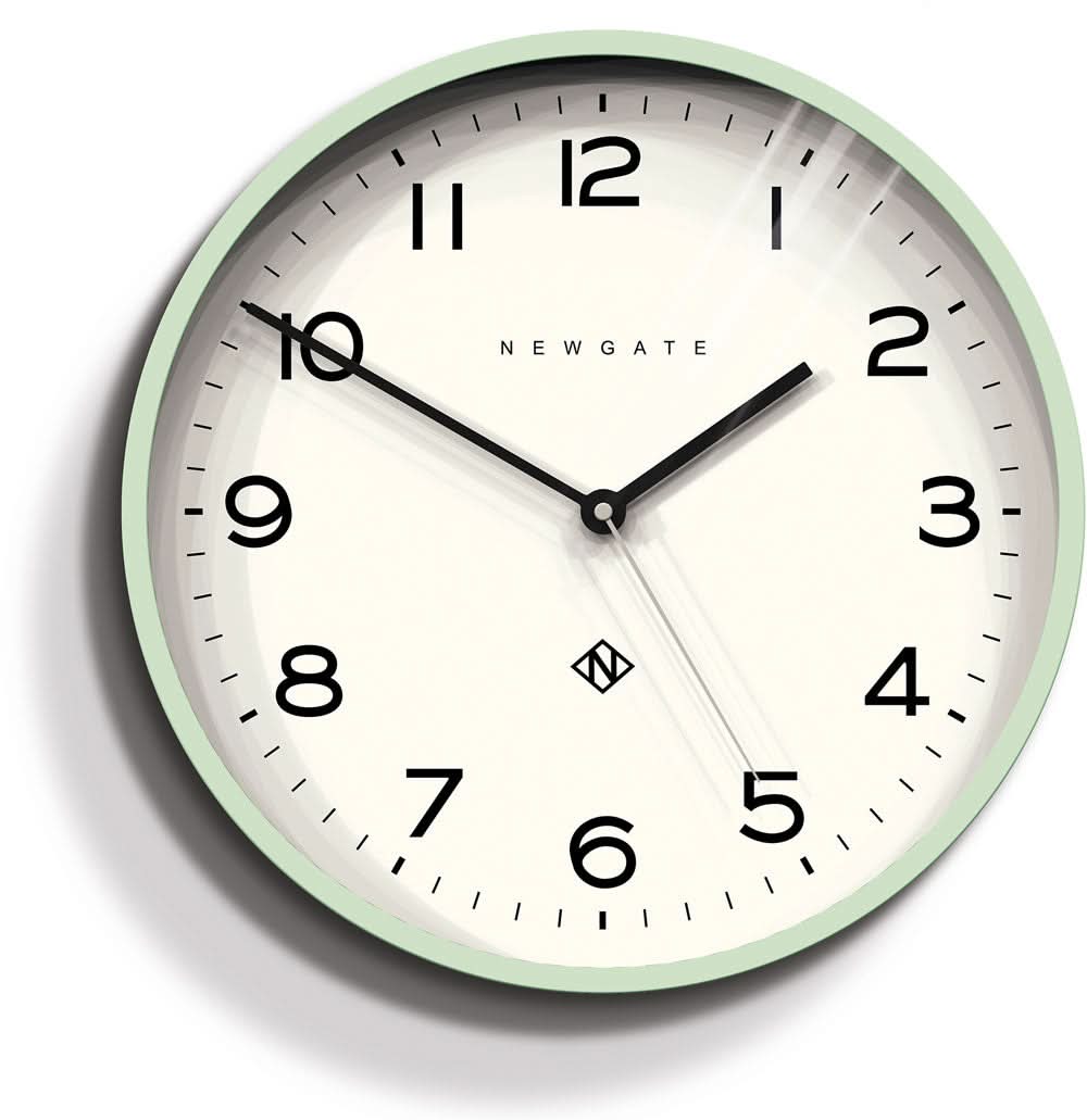 Orologio da parete Newgate 37 cm Ø Acrilico • Design senza tempo • Movimento al quarzo