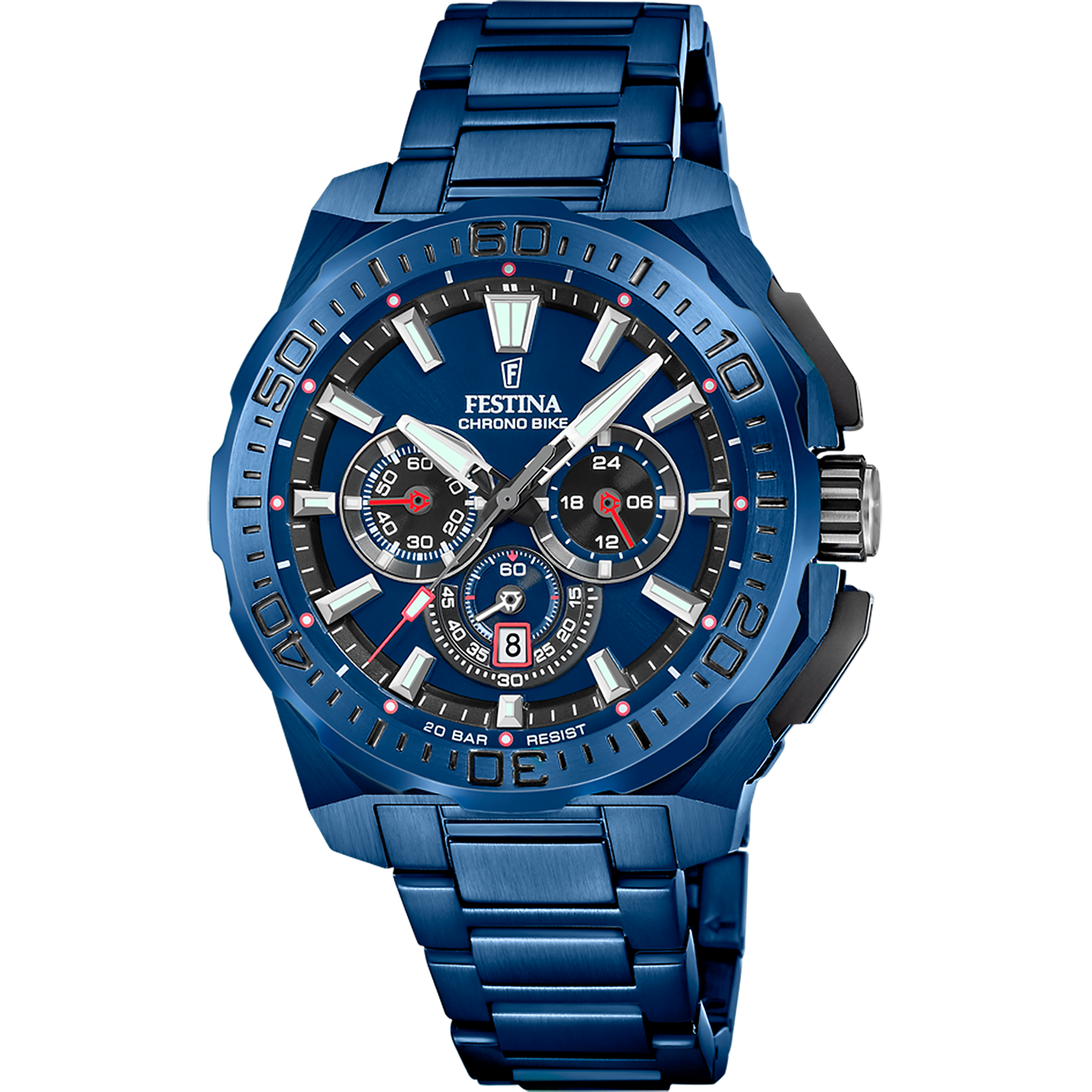 Festina Chrono Bike F20729/1 Orologio da Uomo • Impermeabile 20 ATM • Design Blu