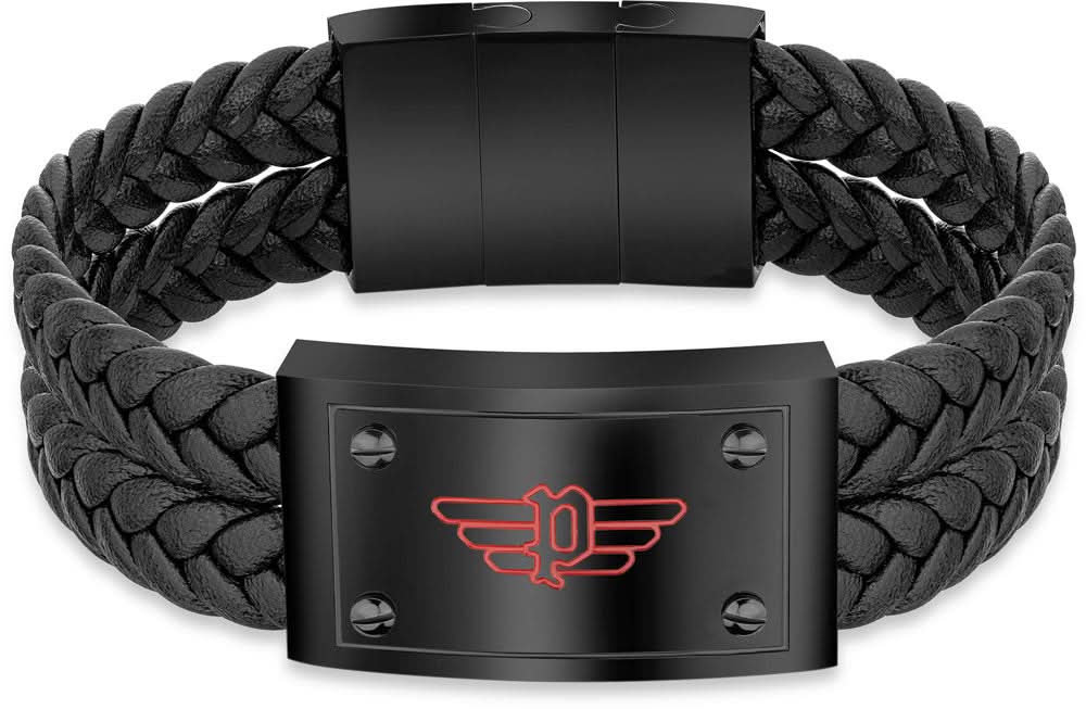 VALORIOUS Bracciale in pelle nero - Police Modello: PEAGB2120301