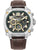 Police Norwood PEWJF0021902 Herrenuhr Schwarz • Quarz-Chronograph • Lederarmband Braun