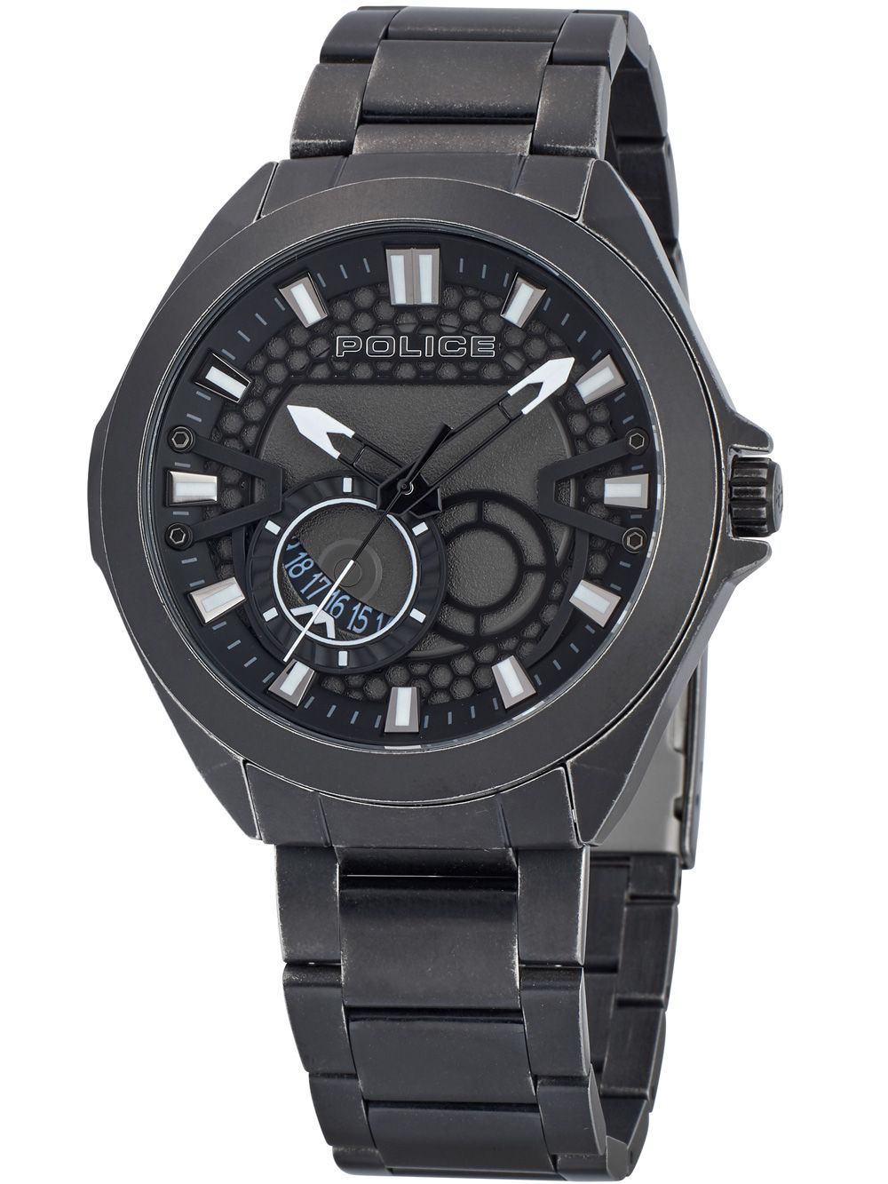 Police Ranger II PEWJH2110301 Herrenuhr Schwarz • Mineralglas • Quarzwerk