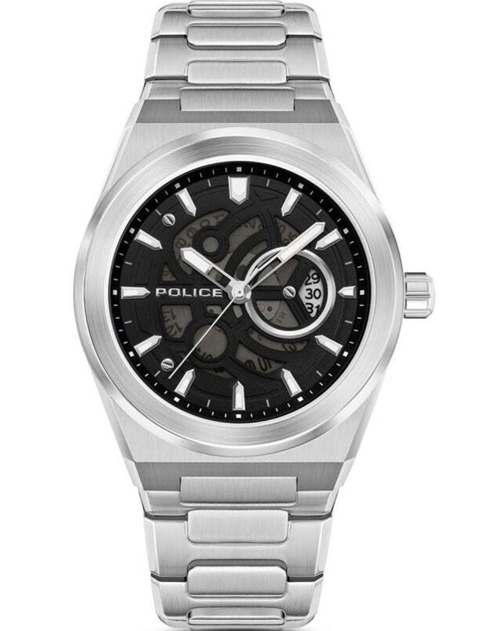 Police Ofset PEWJH2228007 Herrenuhr Schwarz • Mineralglas • Leuchtzeiger