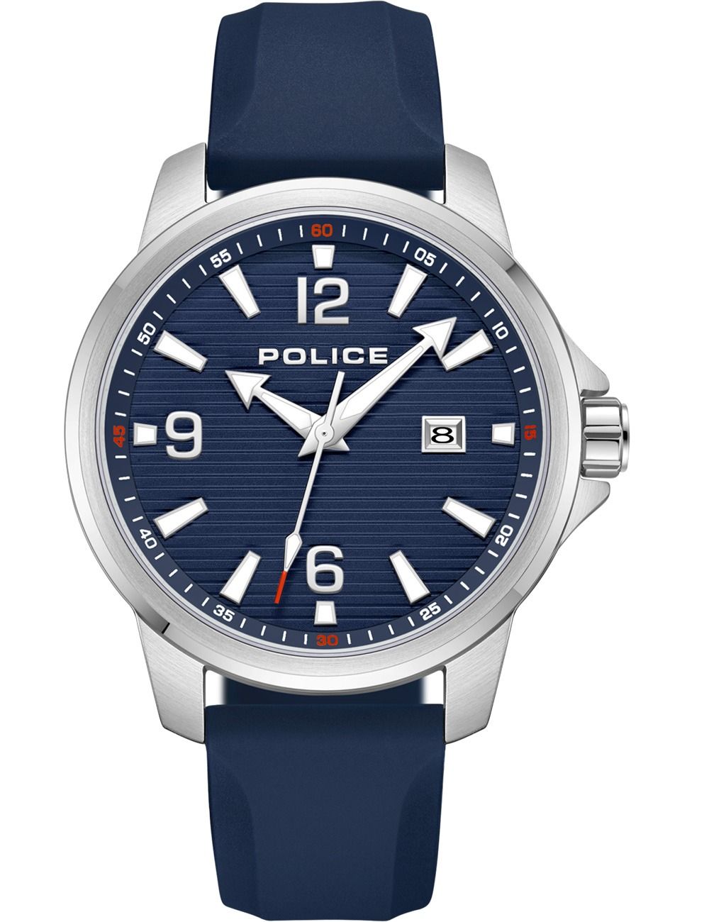 Police Mensor PEWJN0020901 Herrenuhr Blau • Mineralglas • Quarzwerk mit Datum