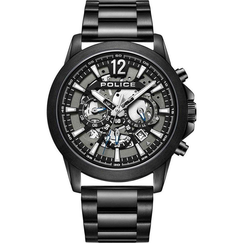 Police Vertigo PEWJK2194901 Herrenuhr Schwarz • Quarz-Chronograph • Mineralglas