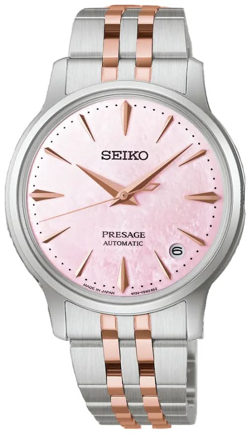 Seiko Presage SRPM06J1 Orologio da donna • Qualità manifatturiera giapponese • Elegante quadrante in madreperla