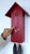 Rombach & Haas Classic SLM3-3 Orologio da Parete Rosso • Movimento Meccanico 8 Giorni • Cuculo Intagliato a Mano