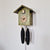 Rombach & Haas LIFE SK34-4 Orologio da Parete Verde • Movimento Meccanico 8 Giorni • Originale Orologio a Cucù della Foresta Nera