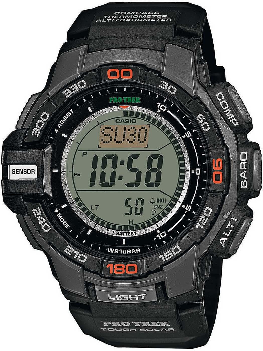 Orologio da uomo Casio Pro Trek PRG-270-1ER • Tough Solar • Funzioni smart