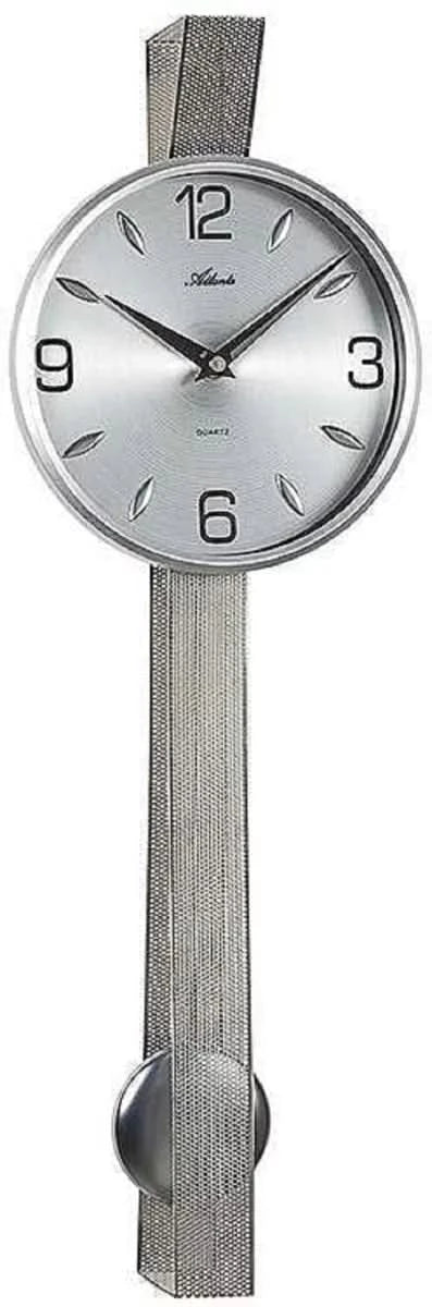 Orologio da parete Atlanta 53x17,5x7 cm Metallo • Preciso movimento al quarzo • Design moderno