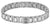 Bracciale in acciaio inossidabile da uomo con chiusura magnetica, maglie allungate e logo BOSS