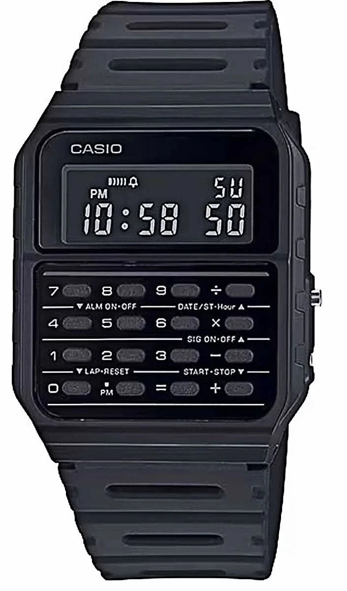 Casio Vintage CA-53WF-1BEF Orologio • Design retrò iconico • Calcolatrice a 8 cifre