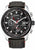 Orologio da uomo Citizen con quadrante nero, lancette luminescenti e cinturino in pelle nera