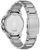 Herrenuhr Rückseite mit Edelstahlgehäuse und Gliederarmband