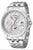Orologio da donna in acciaio inossidabile con quadrante color argento e bracciale a maglie