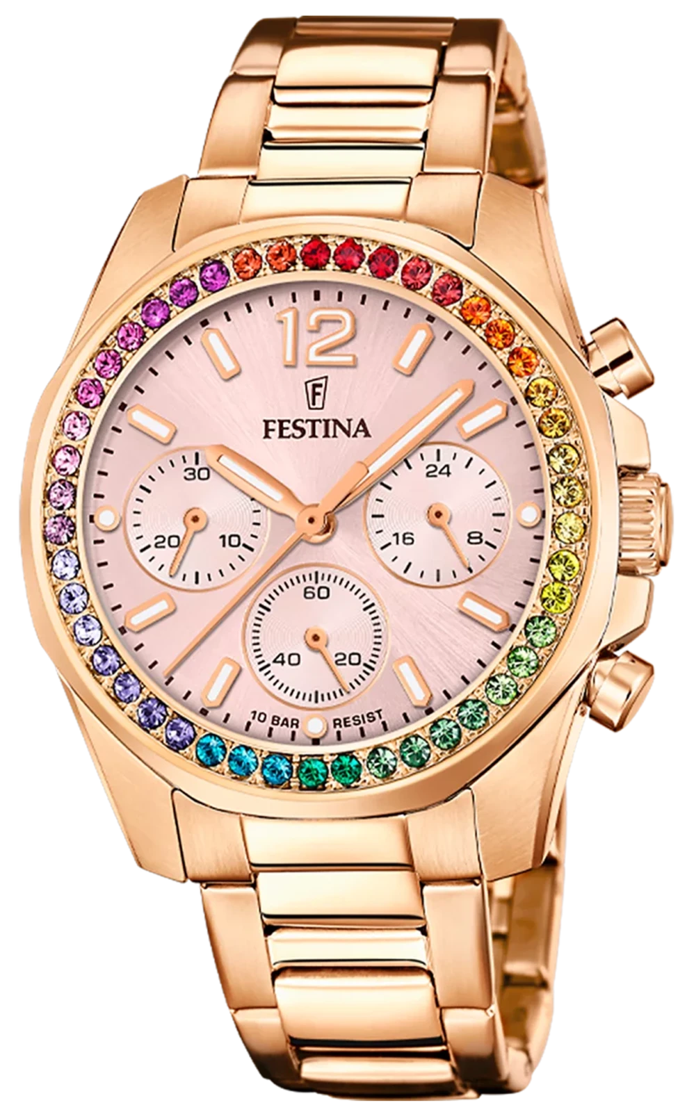 Orologio da donna Festina Boyfriend Collection F20639/4 • Oro rosa • 10 ATM