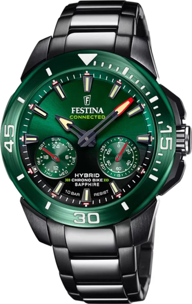 Orologio da uomo Festina Chrono Bike Connected F20646/1 • Smartwatch ibrido • Vetro zaffiro