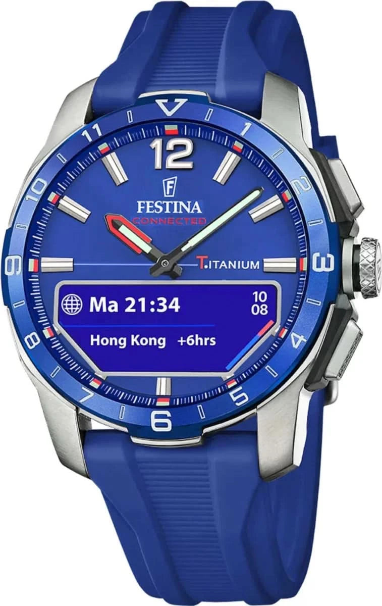 Orologio da uomo Festina Connected F23000/3 • Leggera cassa in titanio • Vetro zaffiro antigraffio