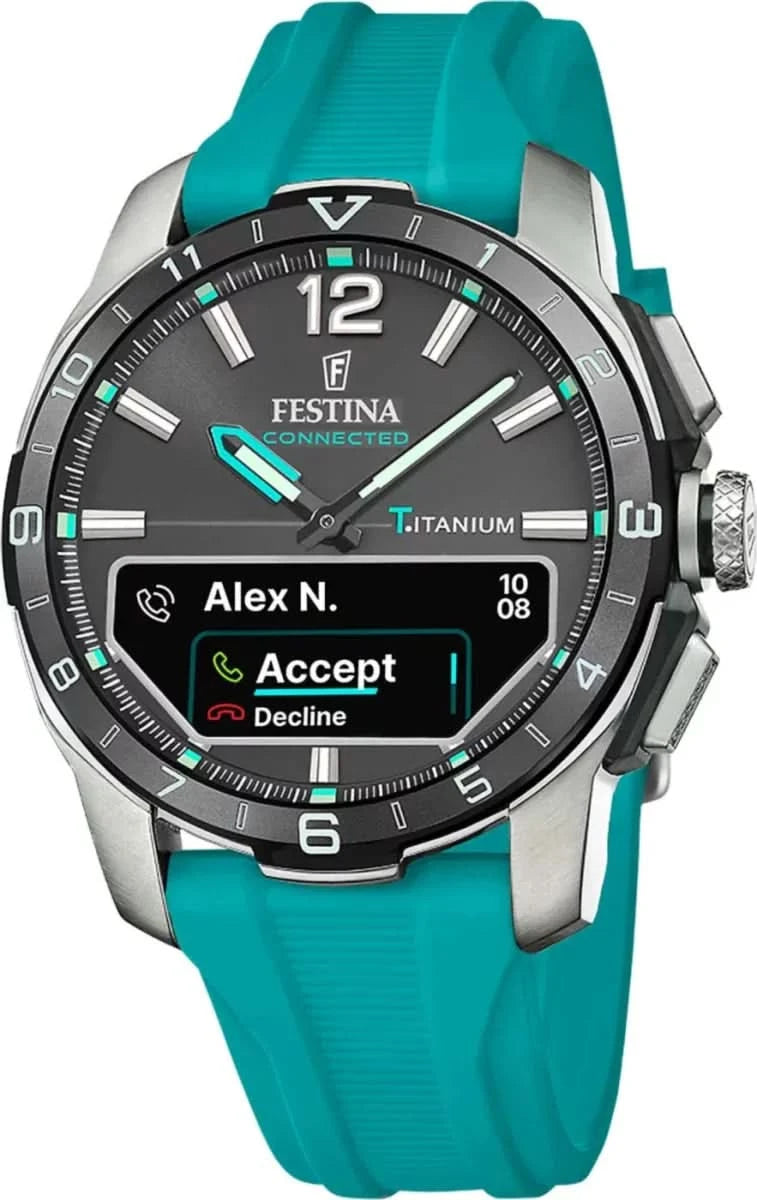 Orologio da uomo Festina Connected D F23000/5 • Hybrid • Titanio