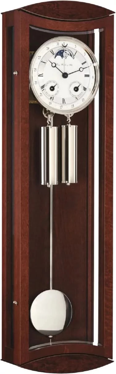 Orologio da parete Hermle 70,5x22x11,5 cm Legno • Meccanismo meccanico • Fase lunare • Calendario