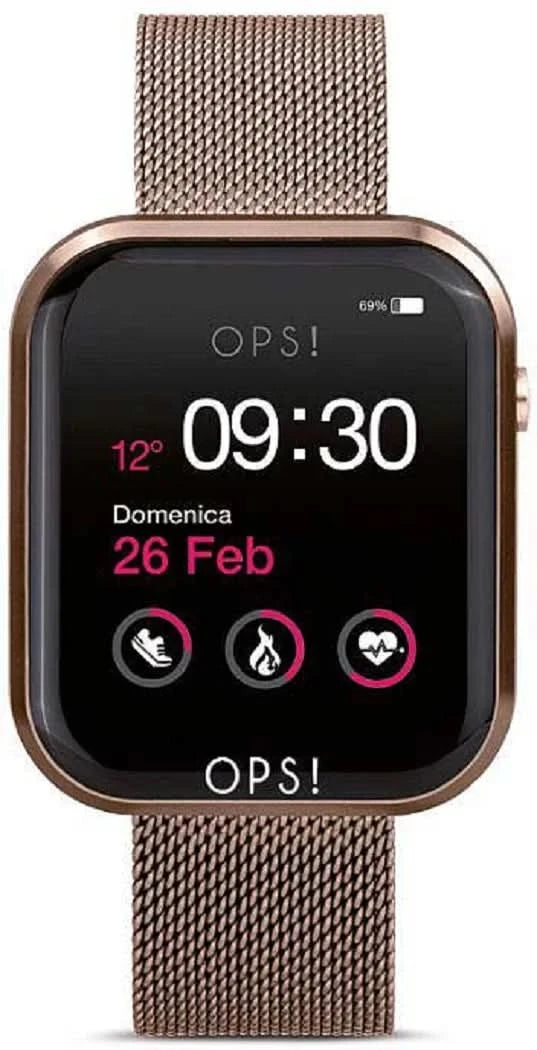 OPS! Smart Call OPSSW-17 Smartwatch Unisex • Design Italiano • Chiamata Bluetooth