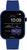 Smartwatch unisex con cinturino in silicone blu e display nero, ore 10:09