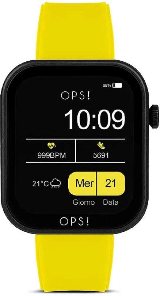 OPS! Smartwatch Unisex Active Call OPSSW-32 • Chiamata Bluetooth & SOS • Design Italiano
