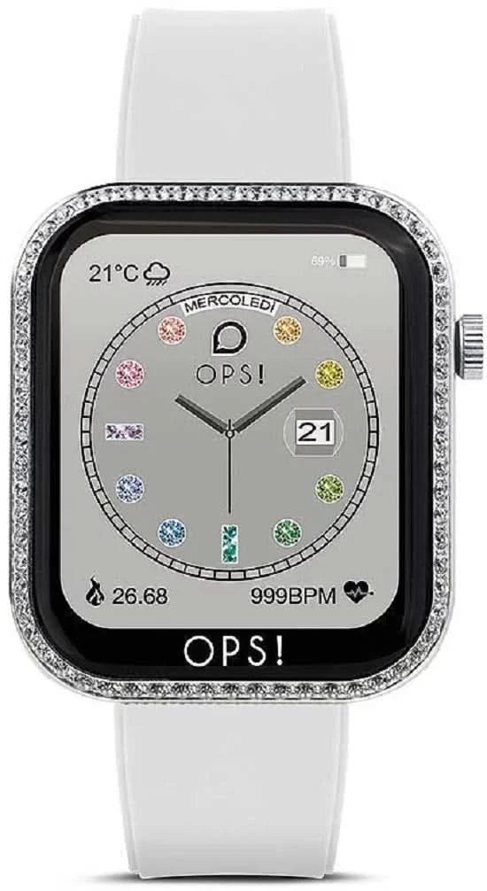 OPS! SMART Call Diamonds OPSSW-39 Smartwatch Unisex • Stile Pop • Funzione Chiamata Bluetooth