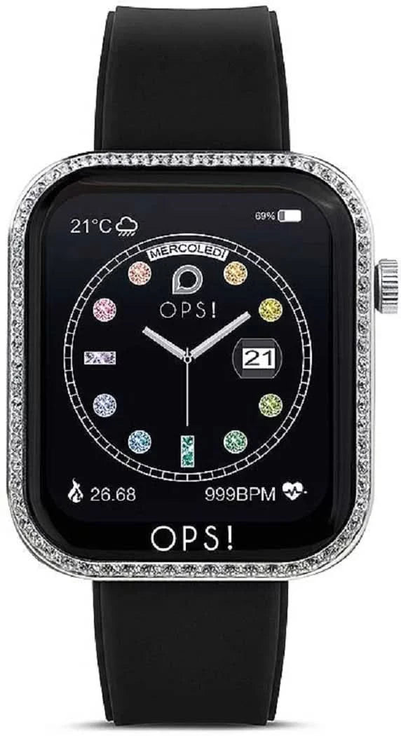 OPS! SMART ACTIVE OPSSW-40 Smartwatch Unisex • Design Italiano • Funzioni Fitness